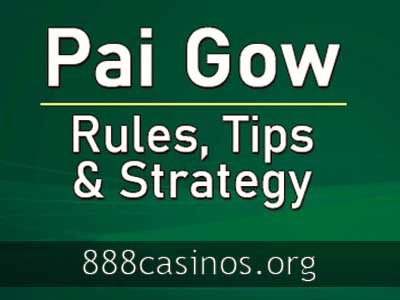 A Few Tips And Strategies For Playing Pai Gow Poker